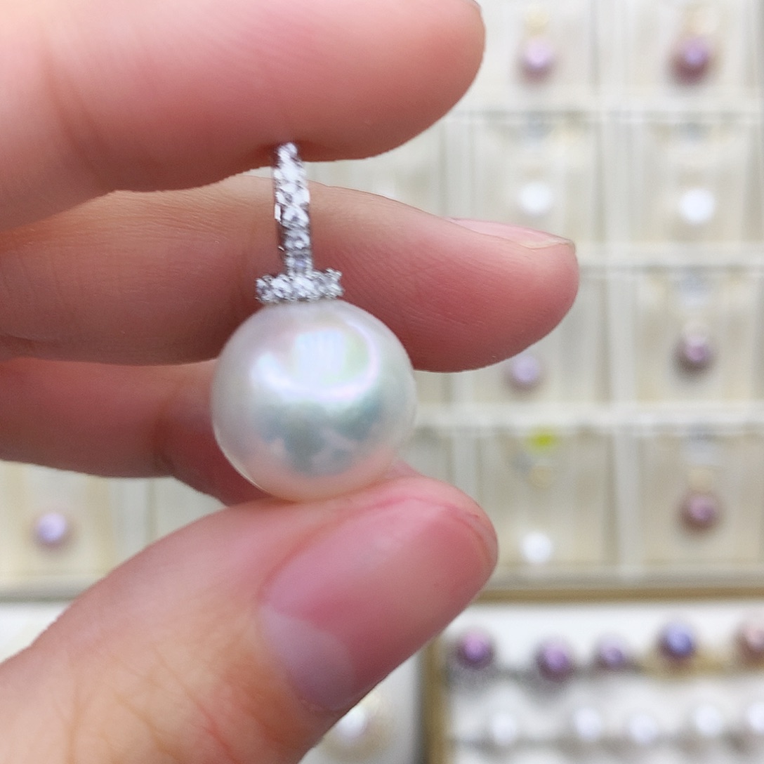 淡水珍珠颈饰合金