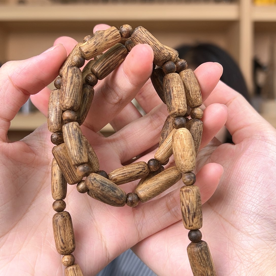 沉香手串22g 金沙叶 多样性发货一条