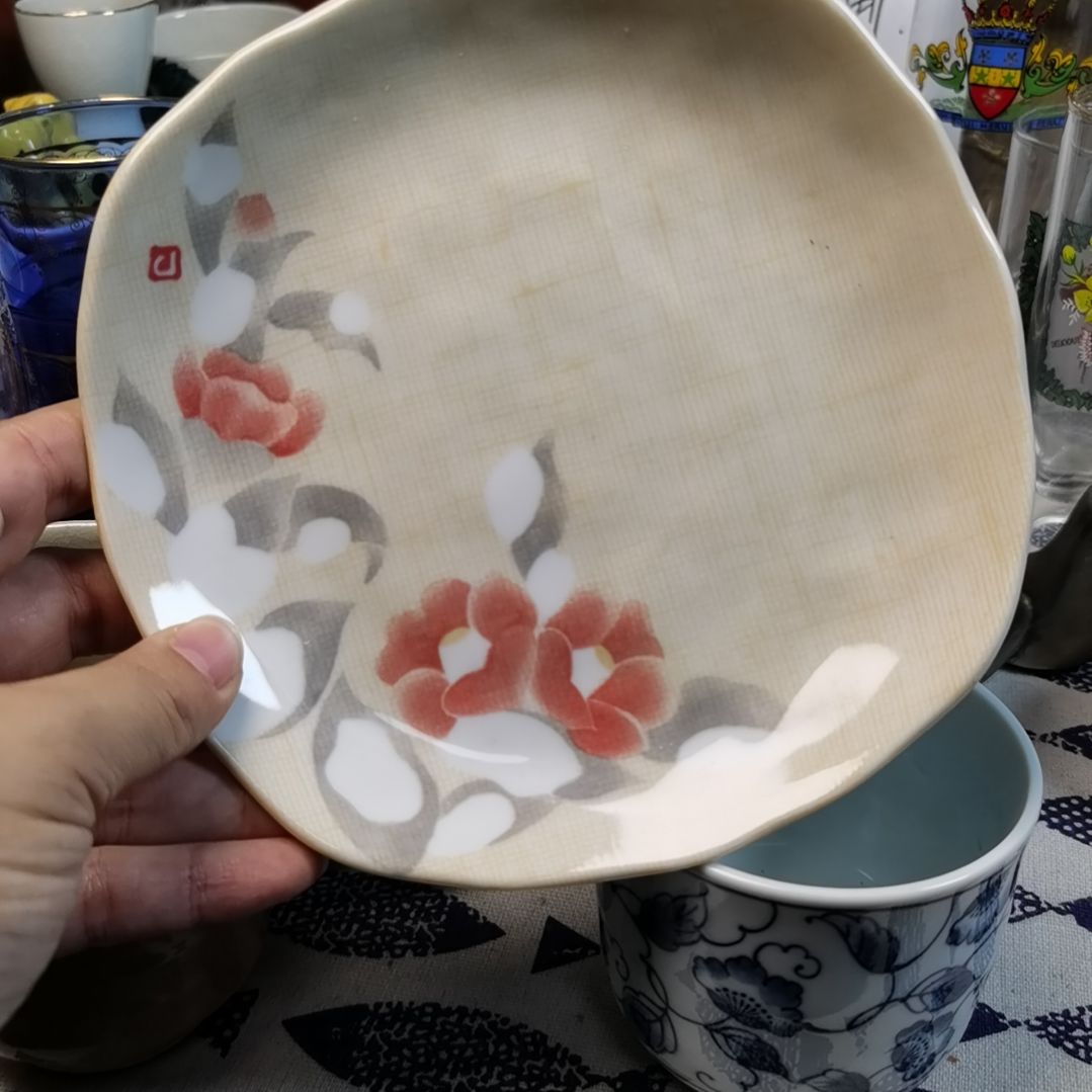 紫砂茶案陶瓷杯子碟子小碗