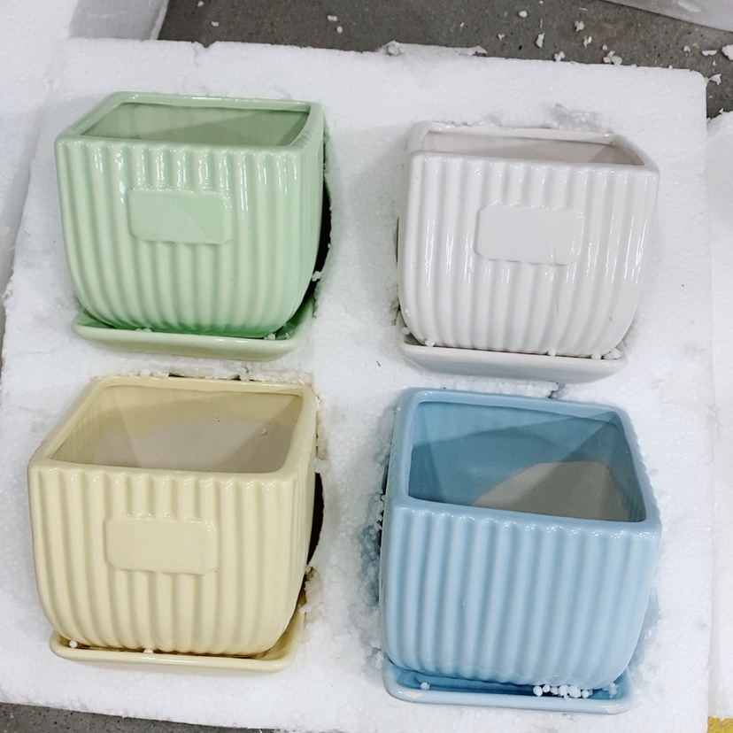 【闪购商品】红陶陶瓷花盆，多肉花盆