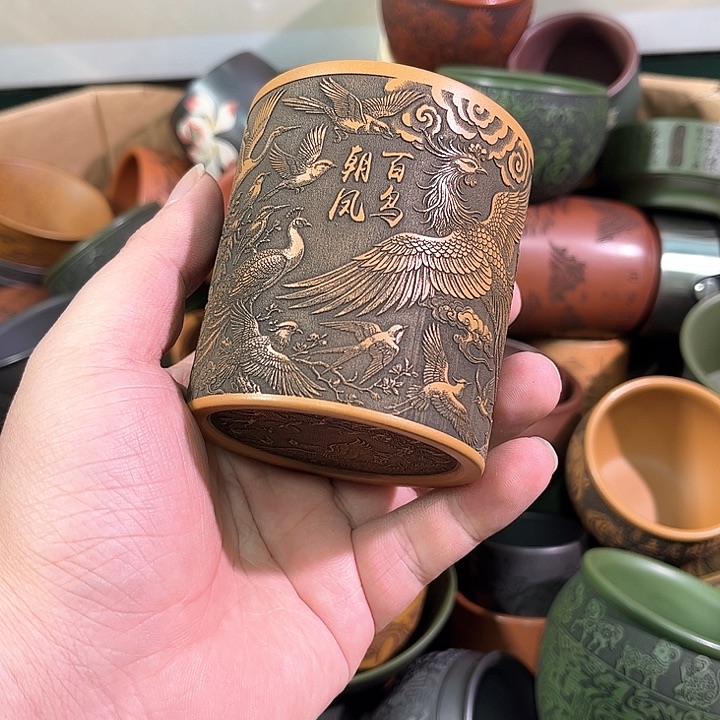 茶杯紫砂全手工紫砂主人杯