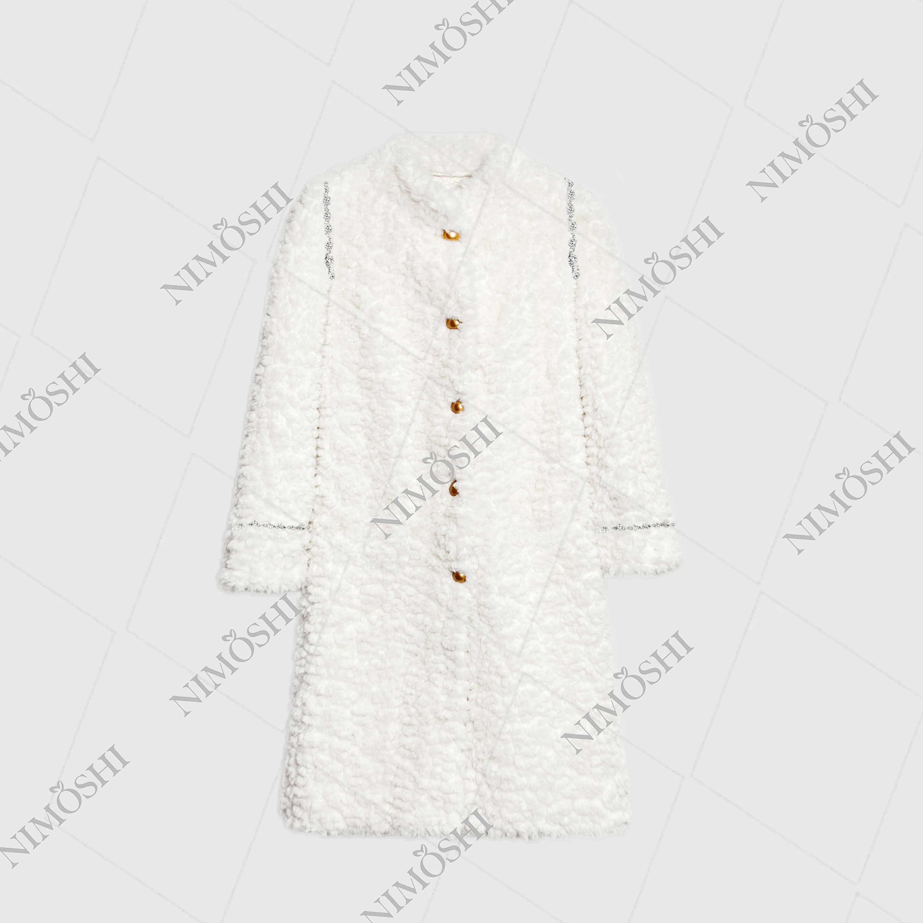 【丹丹】欧货百搭气质冬季气质中长款大衣 T0044