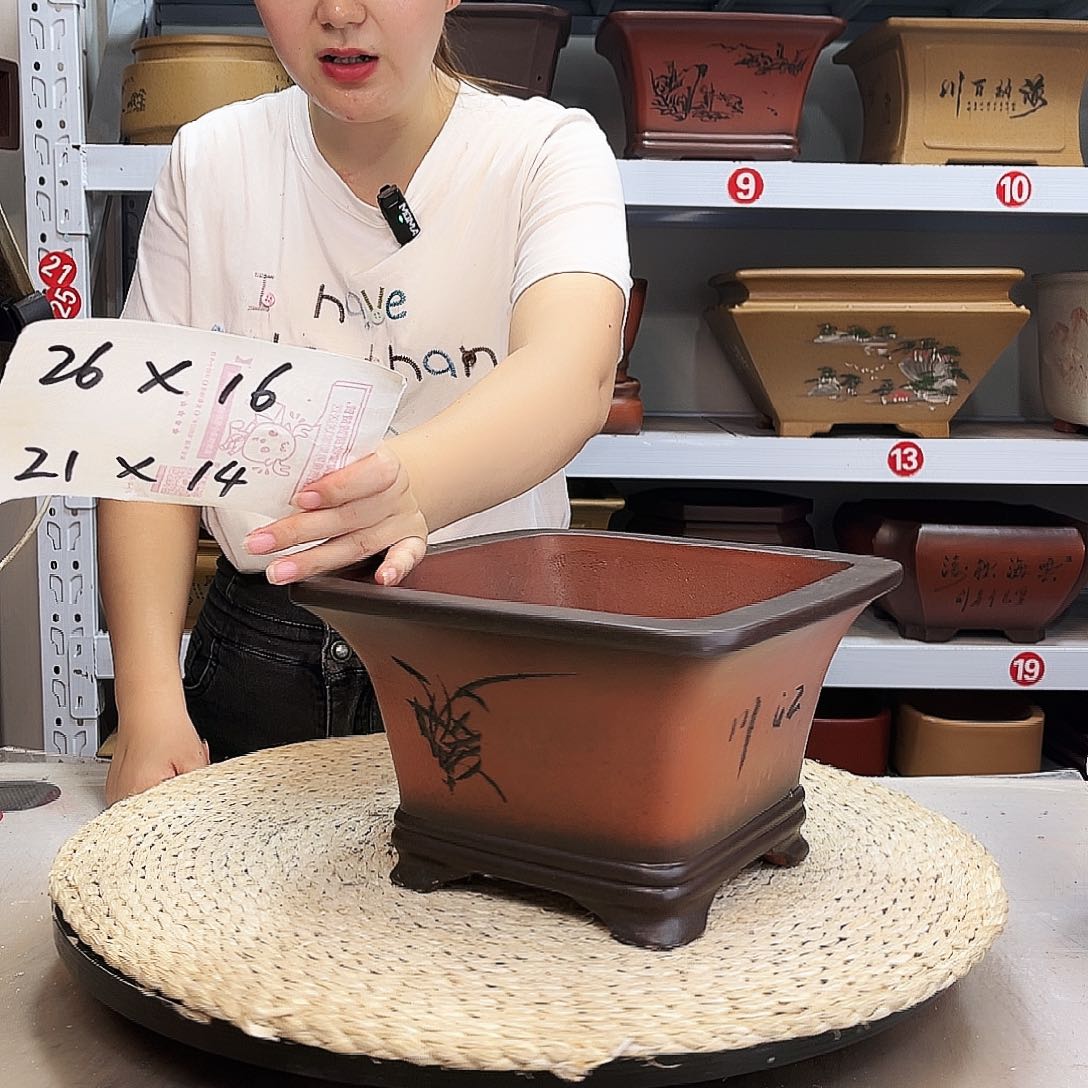 紫砂花盆紫砂花盆