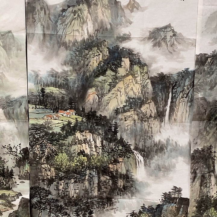 T***r国画平价书画李珍军70/140