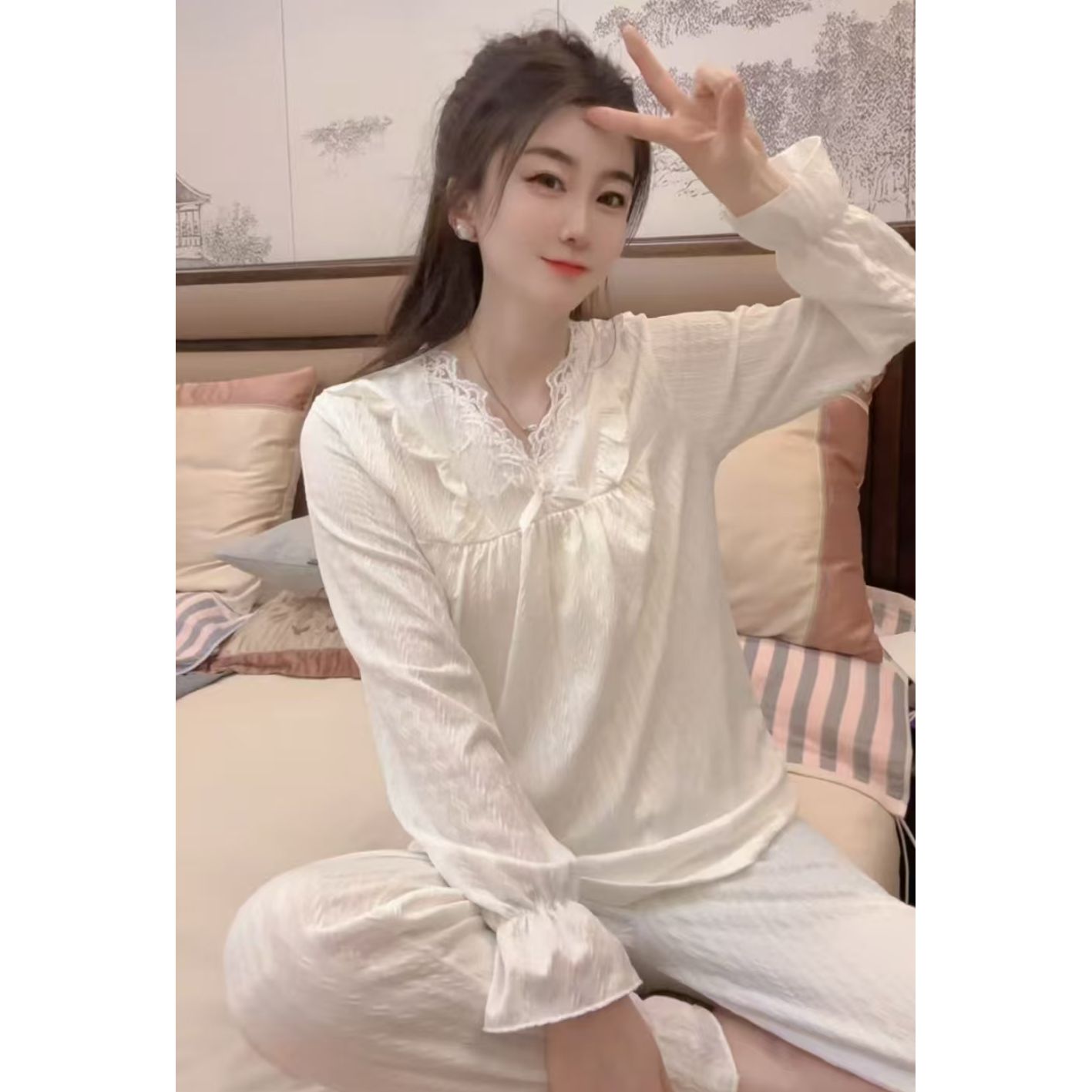 『温柔减龄H』时尚气质百搭时尚睡衣5032