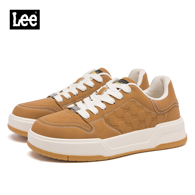 Lee正品鞋子男2025新款休闲鞋舒适男款春夏季男鞋厚底面包鞋板鞋