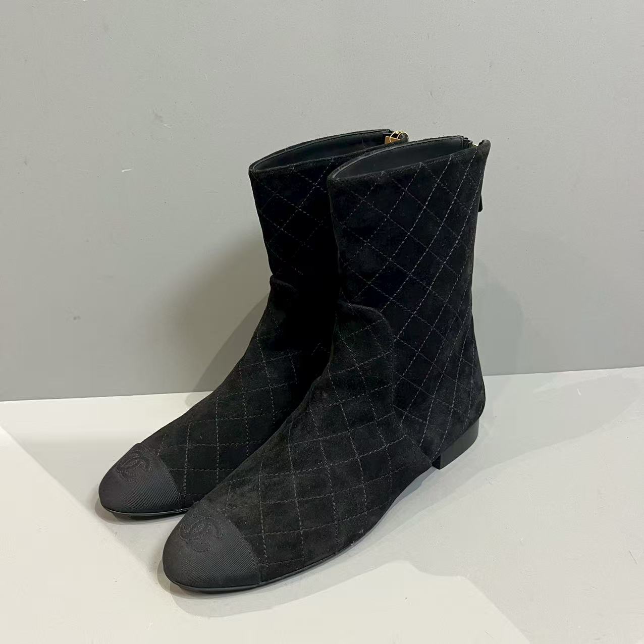 99新 Chanel/香奈儿 短靴 超级VIC定制款38码