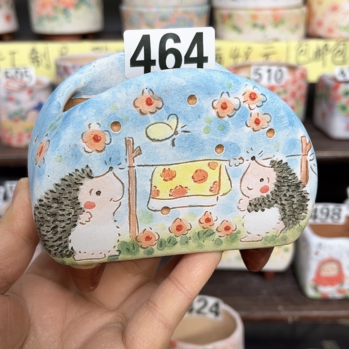 红陶手工多肉植物花盆