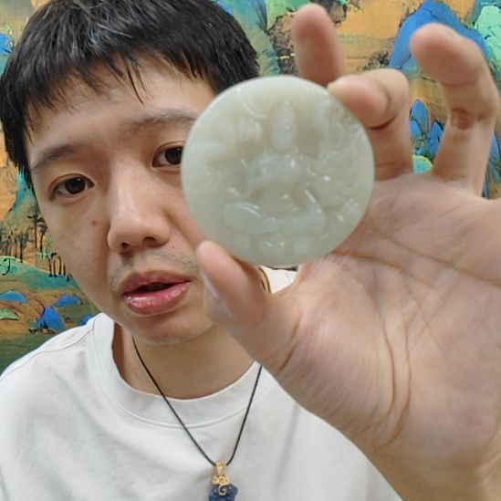 云****和田玉未镶嵌颈饰