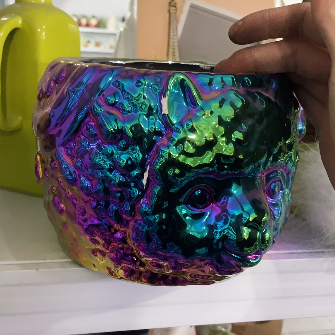 摆件  磕碰。            