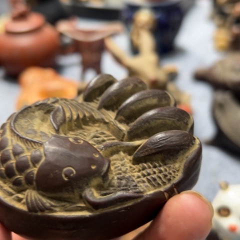 紫砂摆件陶瓷制品