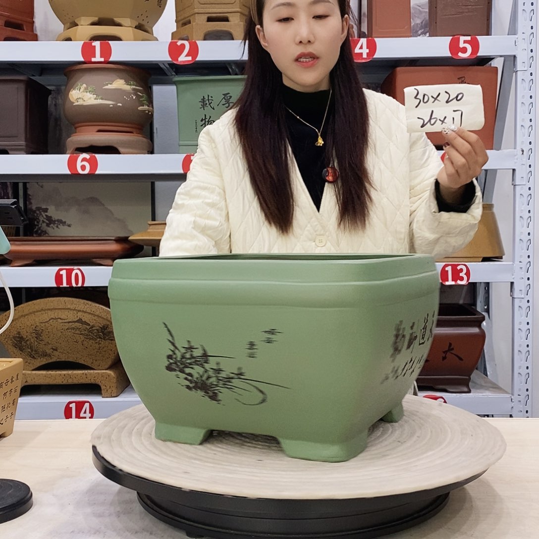 紫砂花盆紫砂花盆