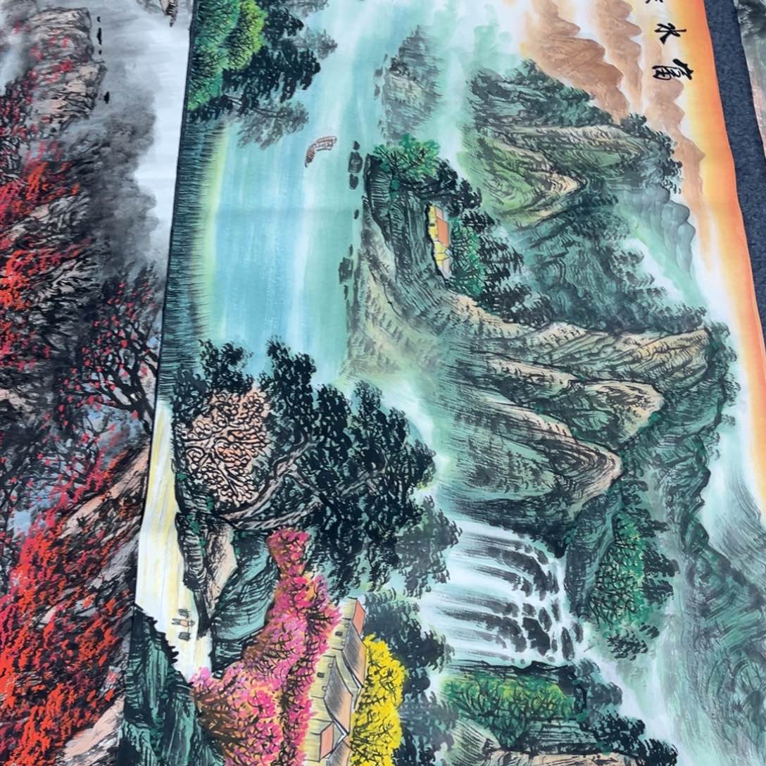 国画国画手绘作品