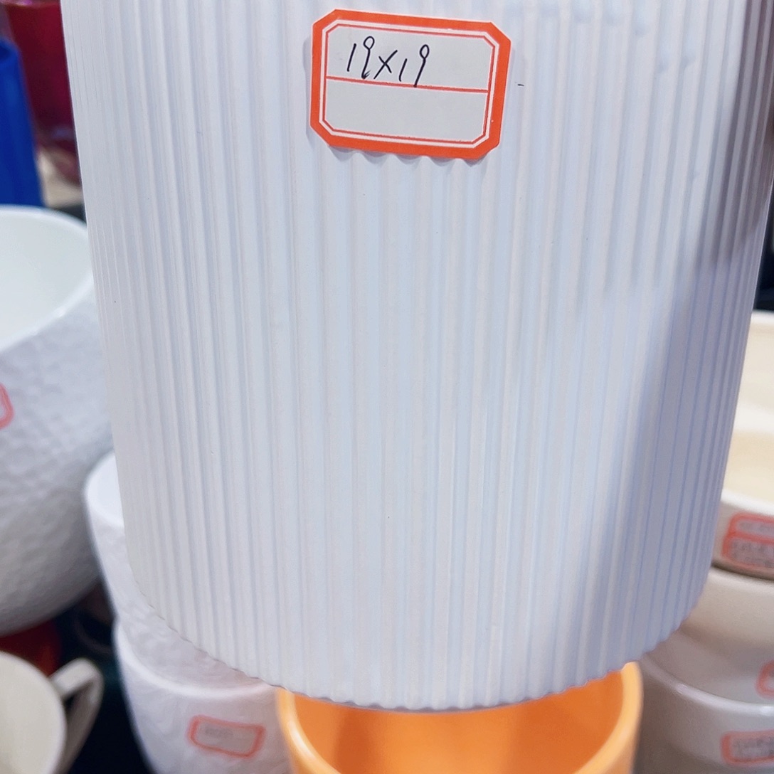 有孔外贸尾单陶瓷花盆凑单10米包邮