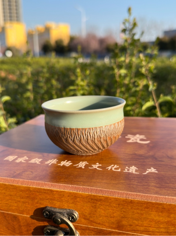 防古釉 全手工拉胚 挑刀工艺 100毫升 原矿土原矿釉