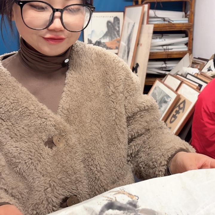 国画任*遥手绘作品29