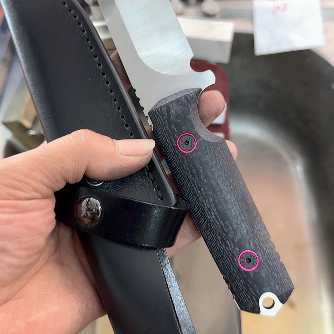 千***豪金属户外水果刀m390