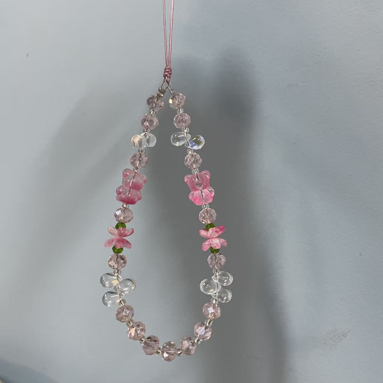 编织小熊花朵手机练H486