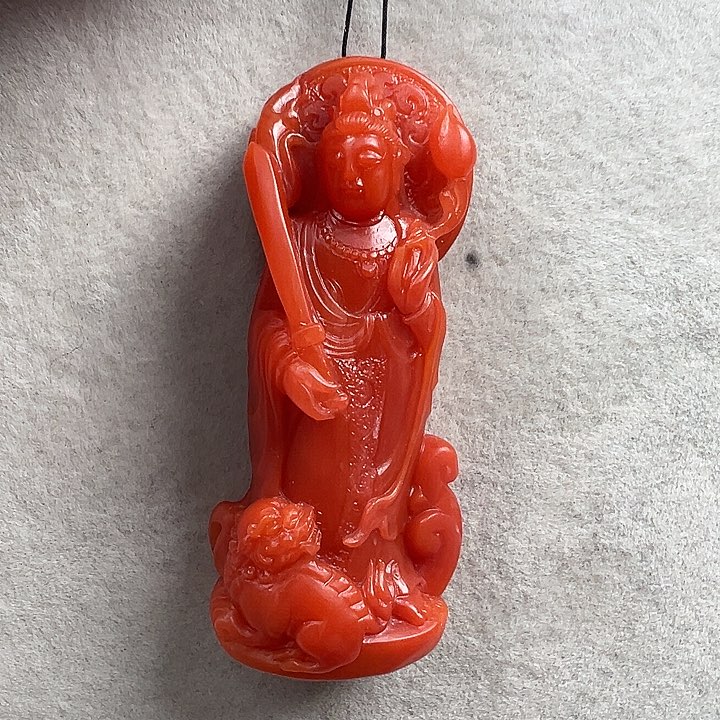 南红玛瑙未镶嵌吊坠