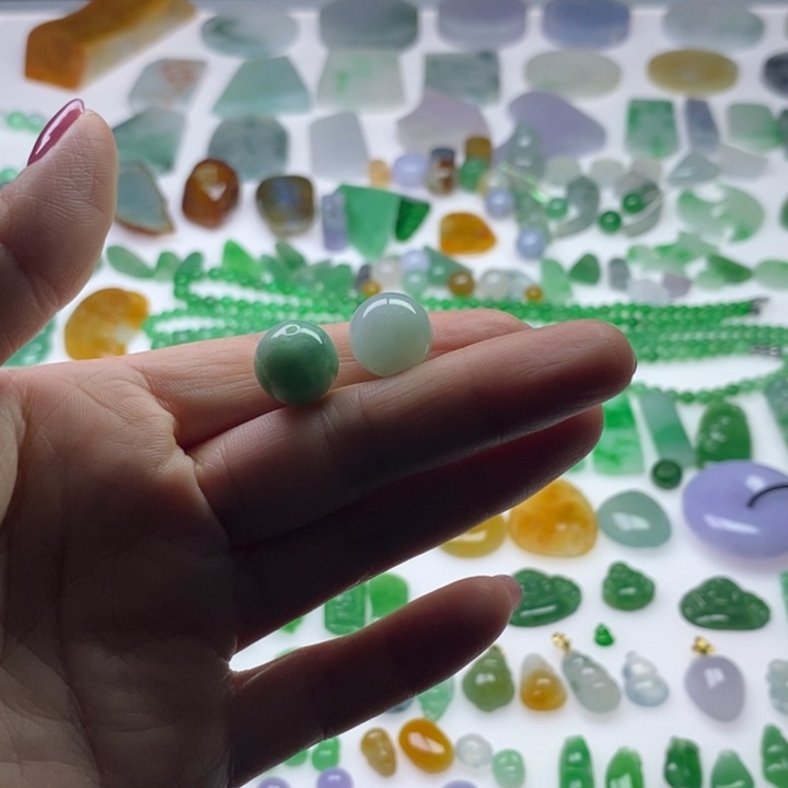 p***r翡翠未镶嵌挂件天然翡翠