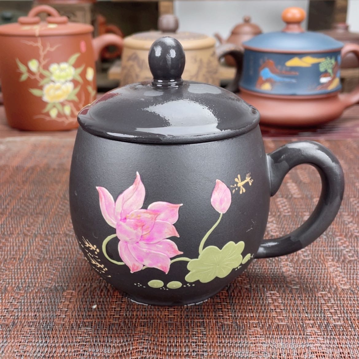 【闪购商品】紫砂茶杯宜兴原矿紫砂盖杯微瑕