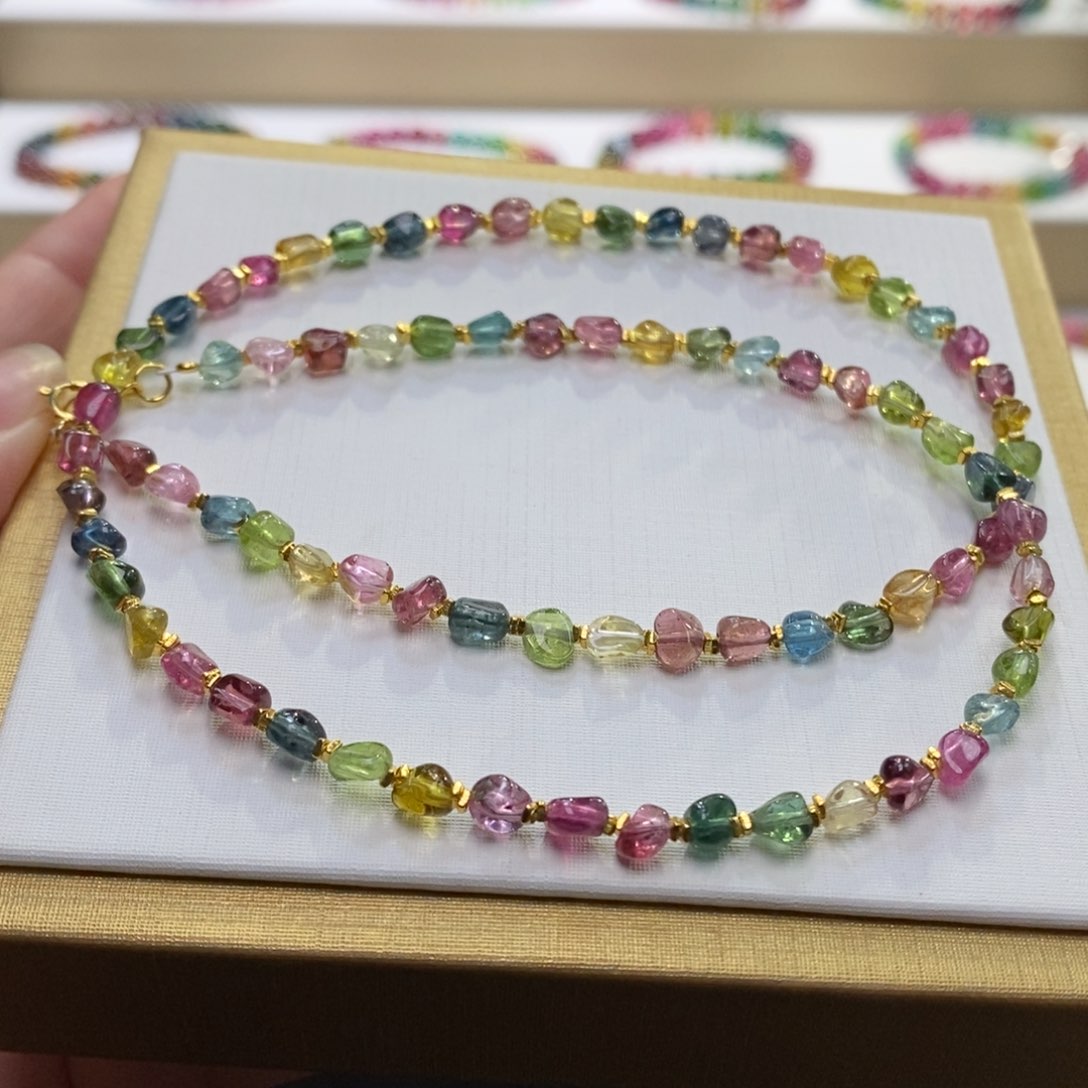 【闪购商品】碧玺手串未镶嵌两天看货期