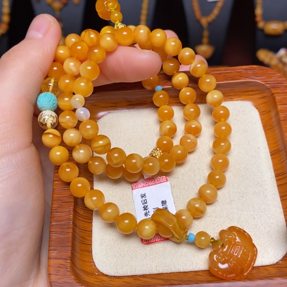 【闪购商品】未镶嵌蜜蜡手链手串