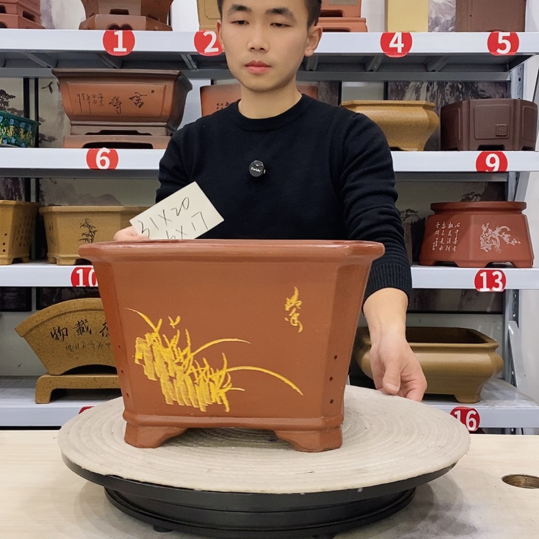 紫砂花盆紫砂艺术