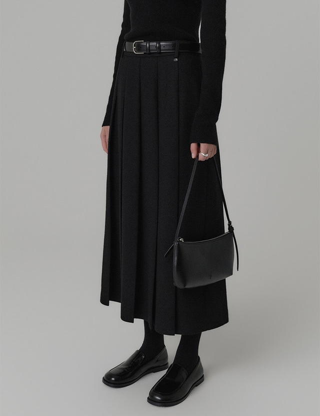 闪闪兒 元 韩国高级女装L**ookast 25秋冬 羊毛百褶裙9515