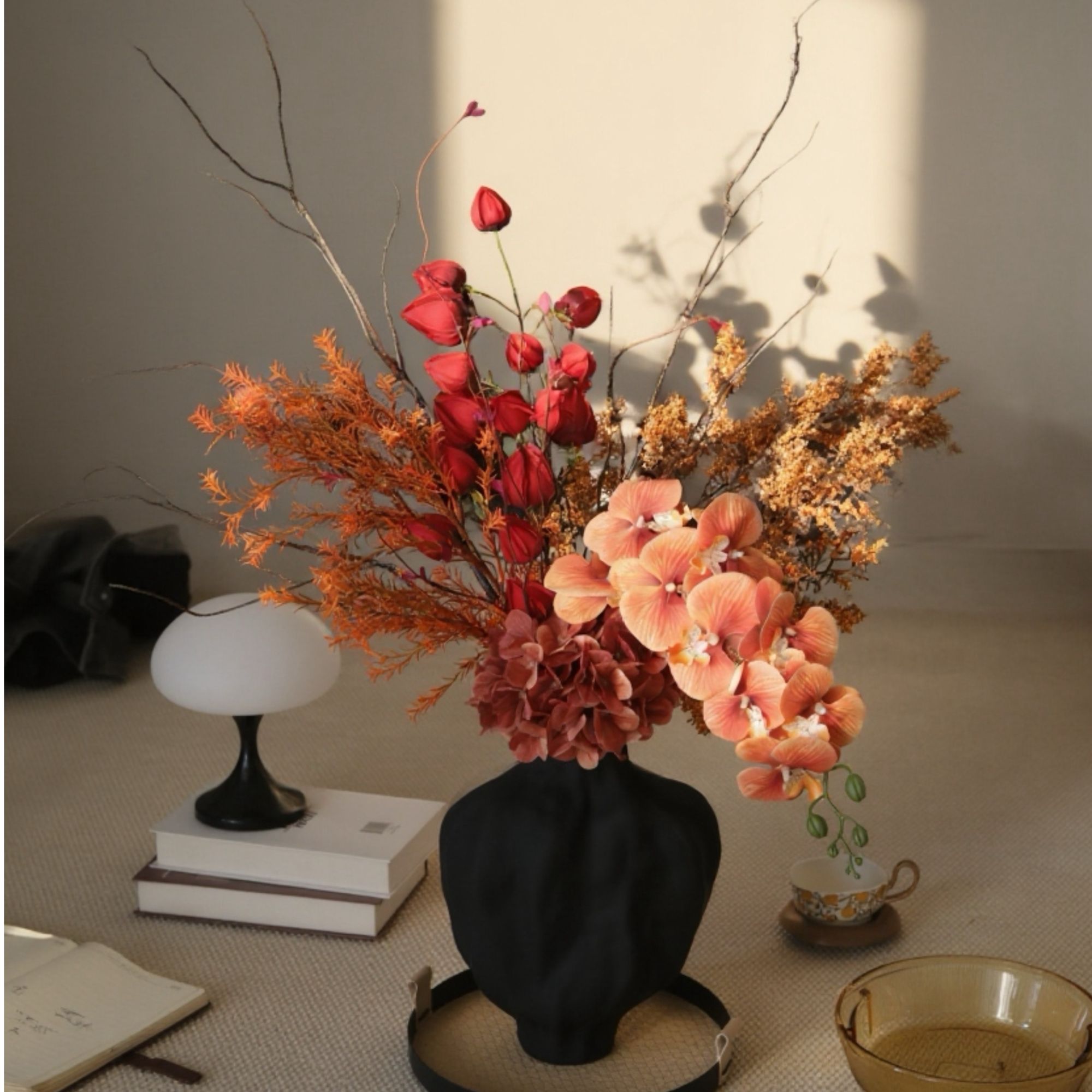 昭宁·假花仿真花设计感高级感高档摆件家居装饰客厅桌面摆设