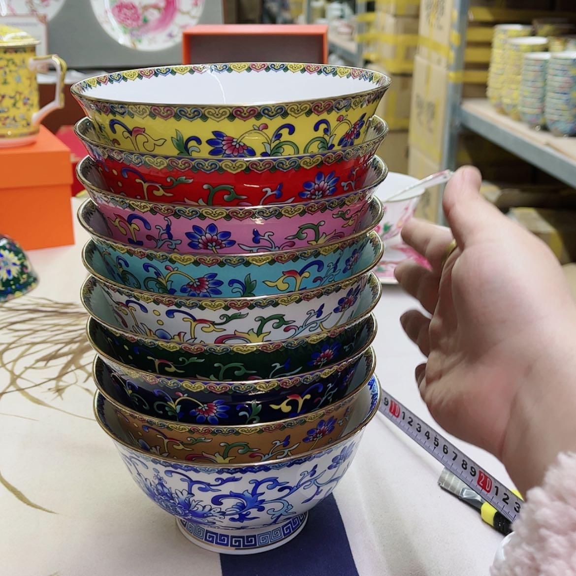 【闪购商品】骨瓷6英寸9混。。。。。。