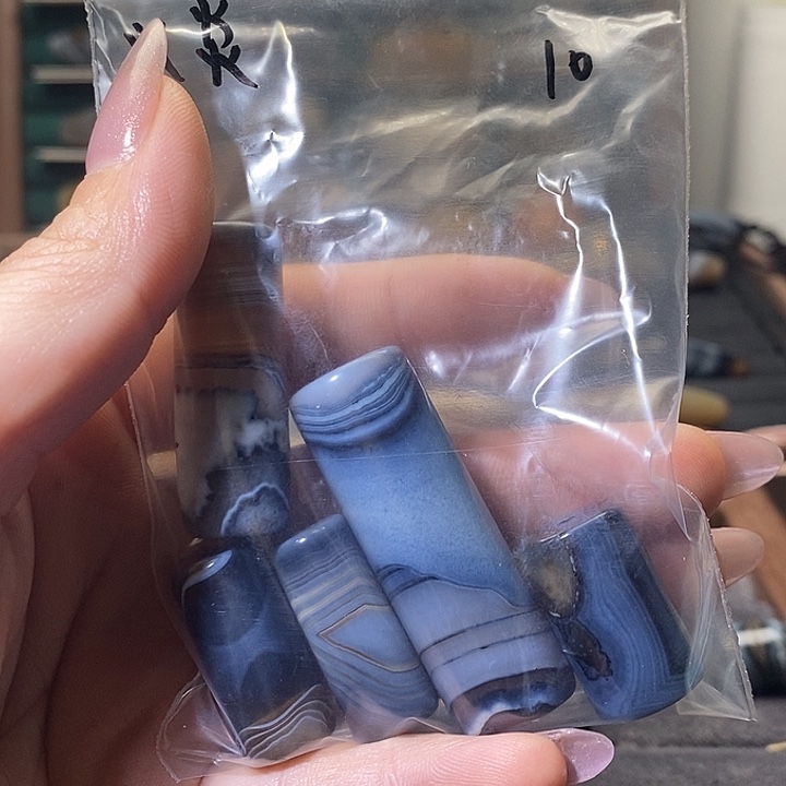 火***焱玛瑙/玉髓未镶嵌吊坠(不含链)