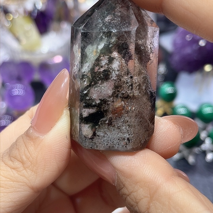 柱未镶嵌水晶绿幽灵