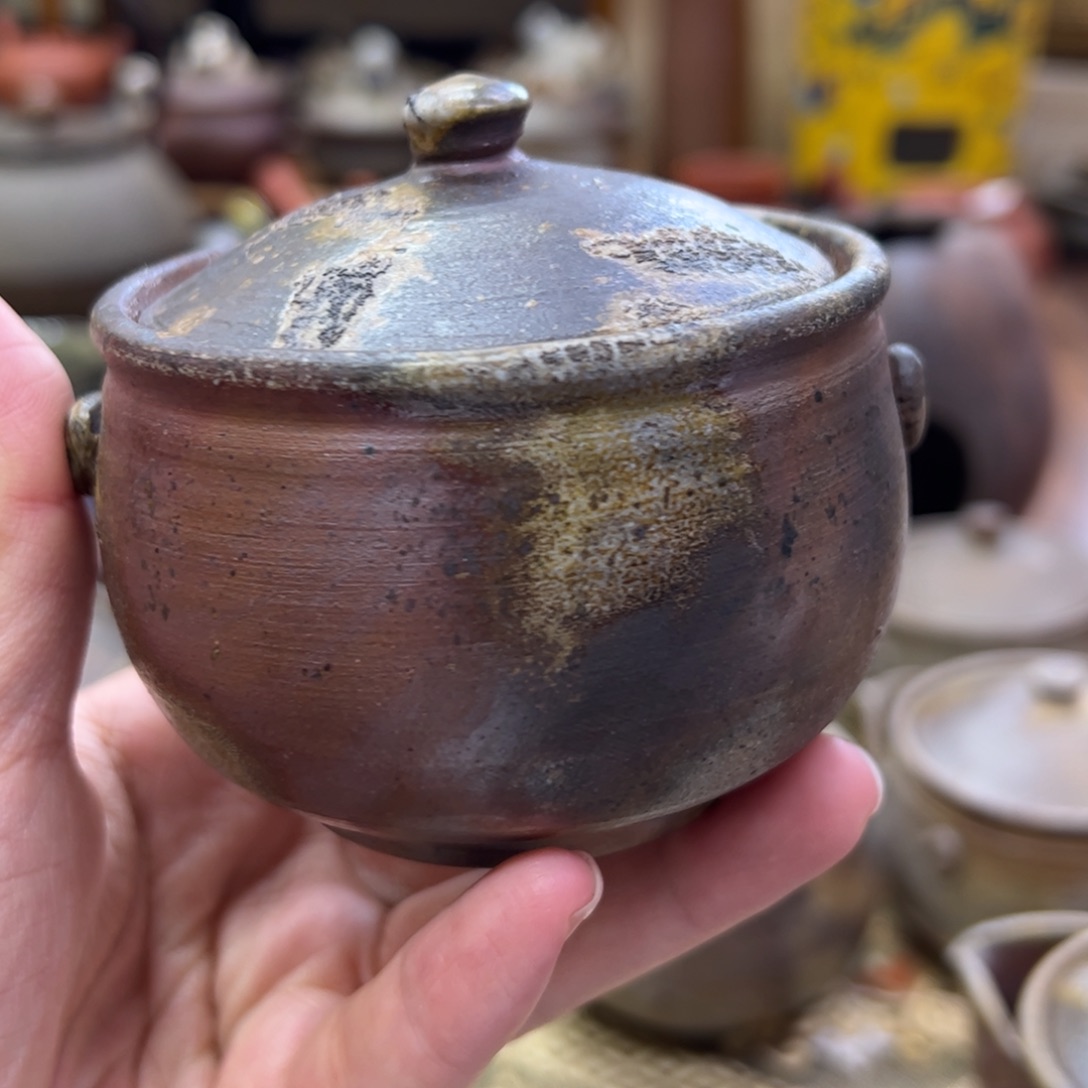 纪文春备前烧宝瓶