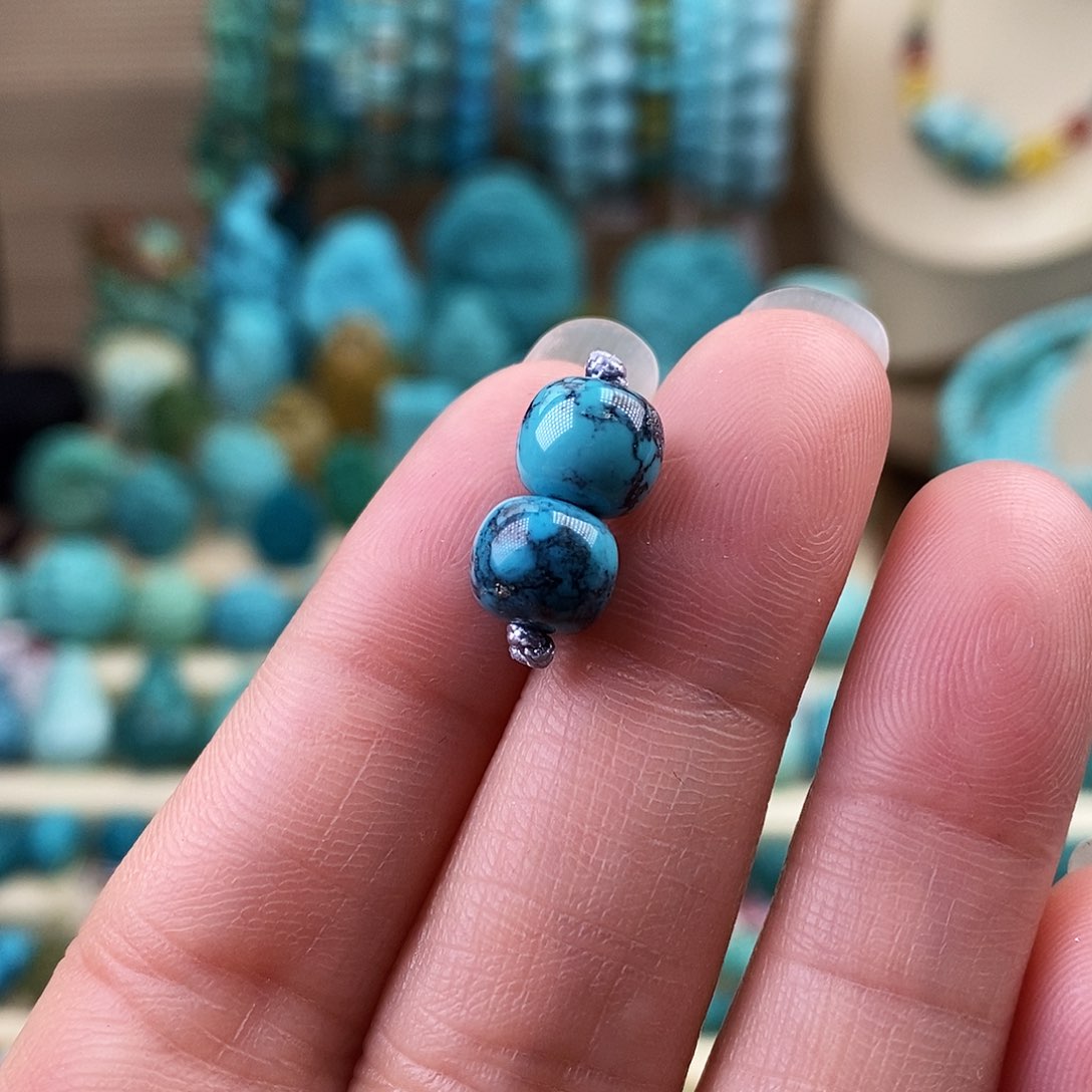 未镶嵌绿松石珠宝奇石7.8