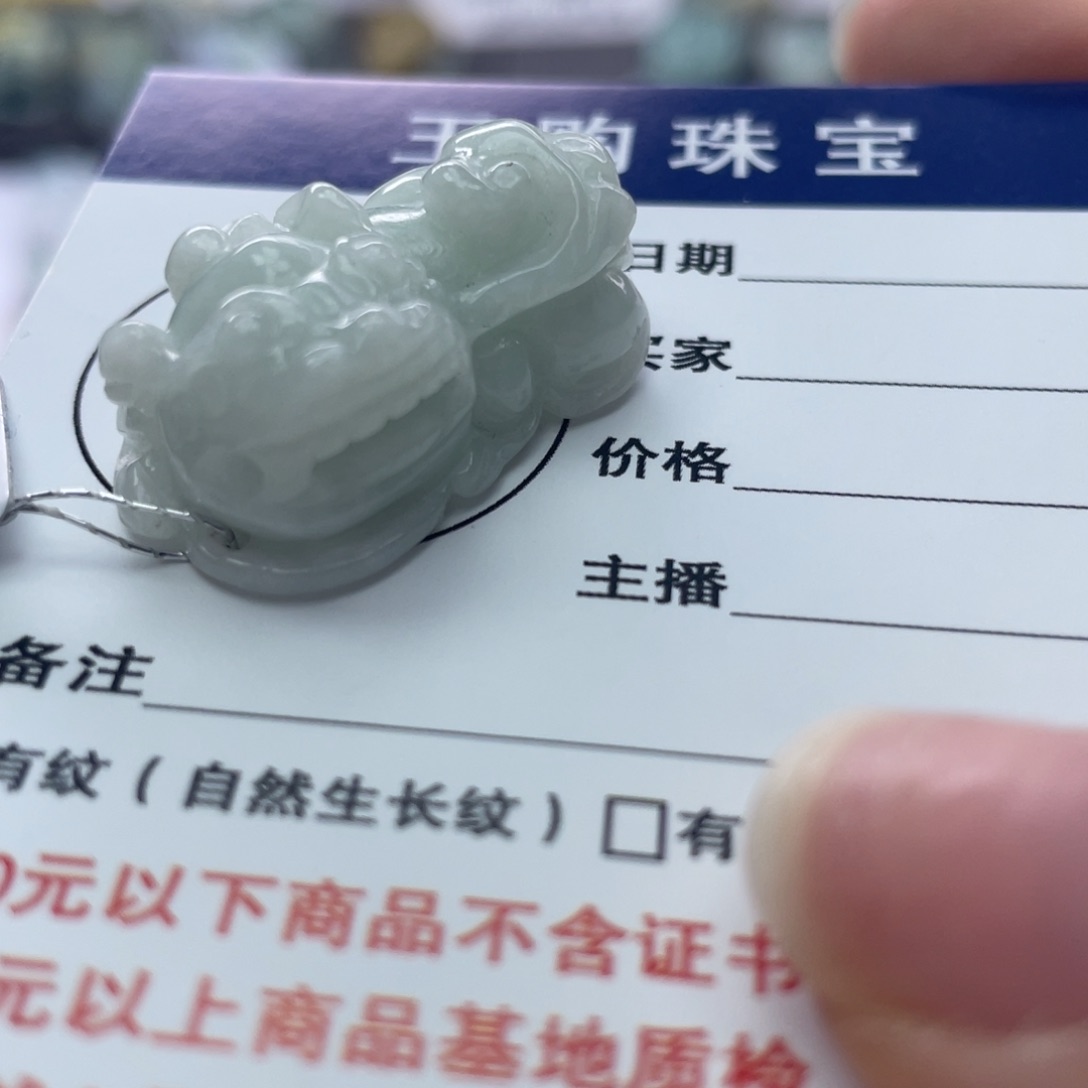 翡翠颈饰未镶嵌123456789