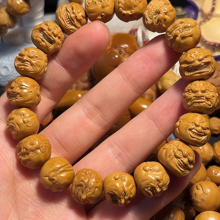 橄榄核手串/手链猴头精工恶僧