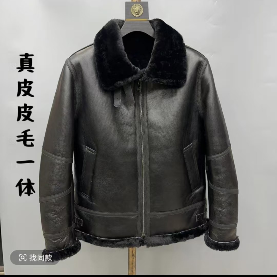 羊皮毛一体衣服御寒保暖{图片仅供参考下单以直播间为准}