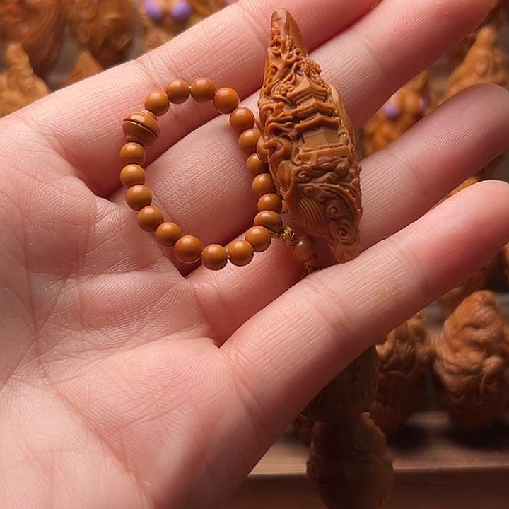 大***子橄榄核吊坠橄榄核