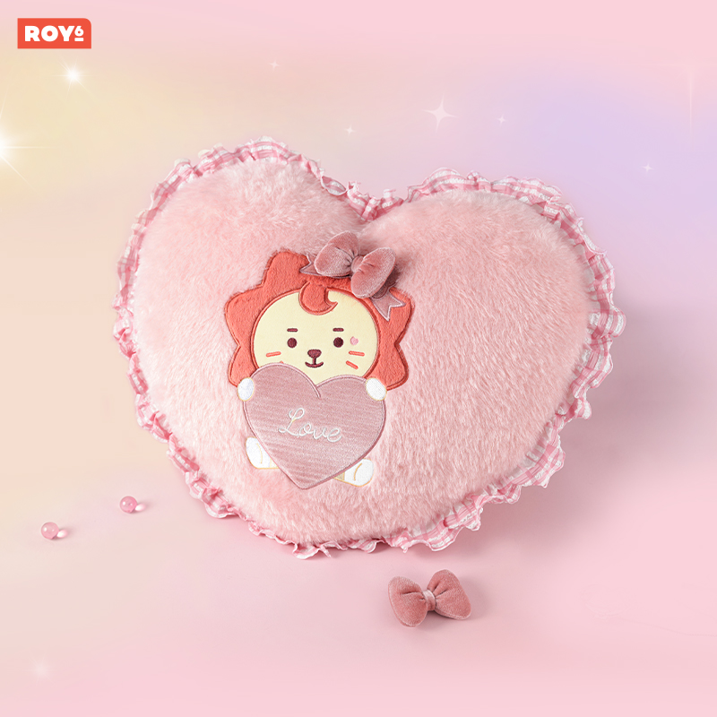 【回流】ROY6 FOR YOU系列 莱阳爱心抱枕 LINE FRIENDS 连我朋友