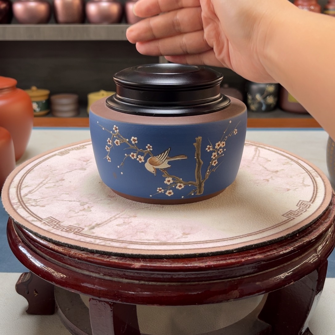 紫砂茶叶罐紫砂罐