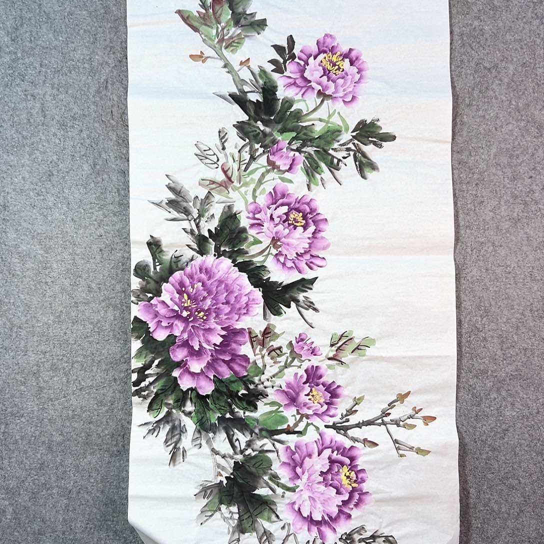 国画616 牡丹花盛开时最美丽