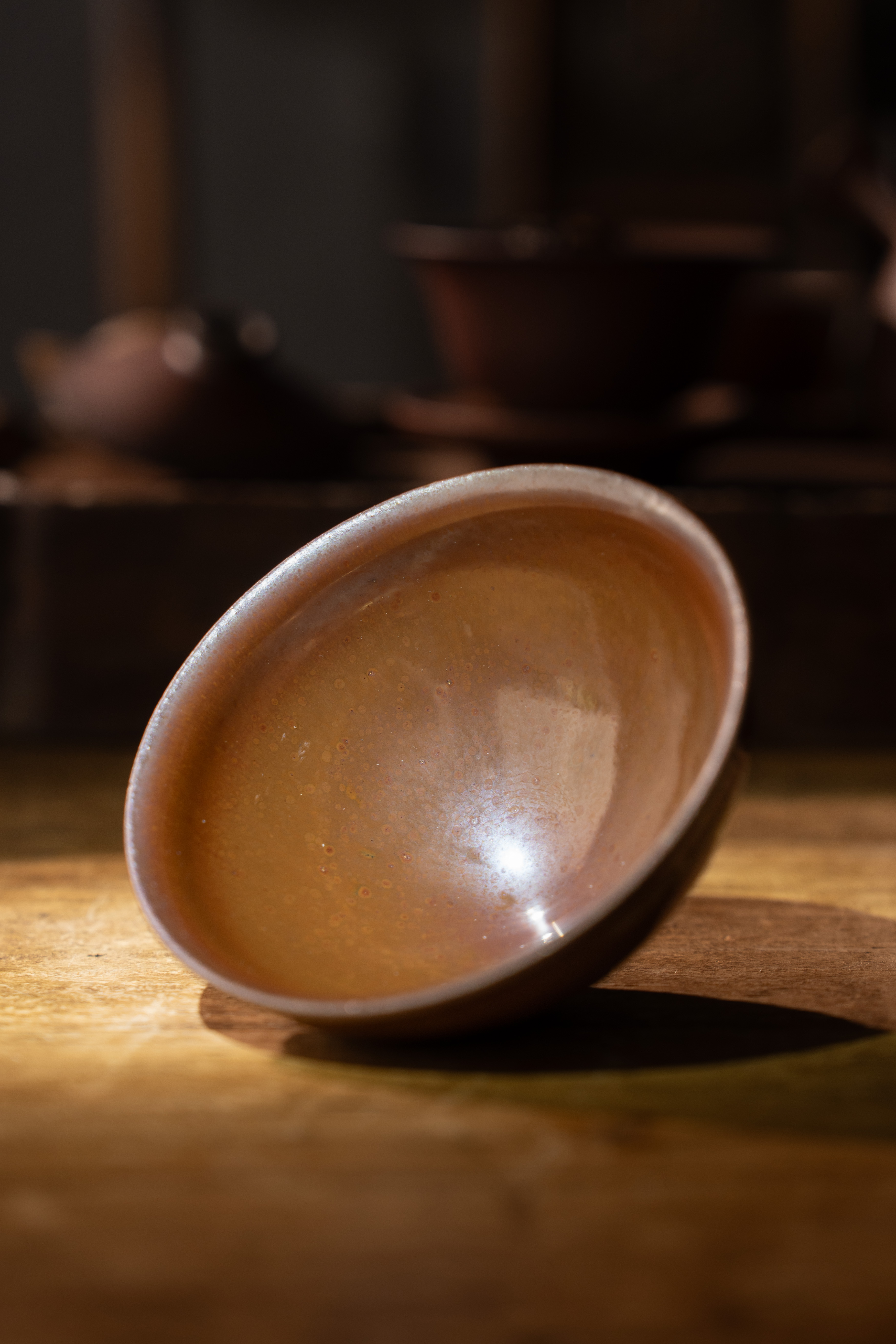 五里亭束口柿红鹧鸪斑编码67001主人尺寸9.5x4.5