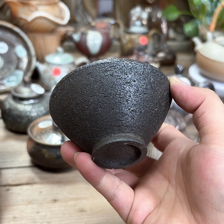 黑斗笠杯 柴烧柴烧柴烧