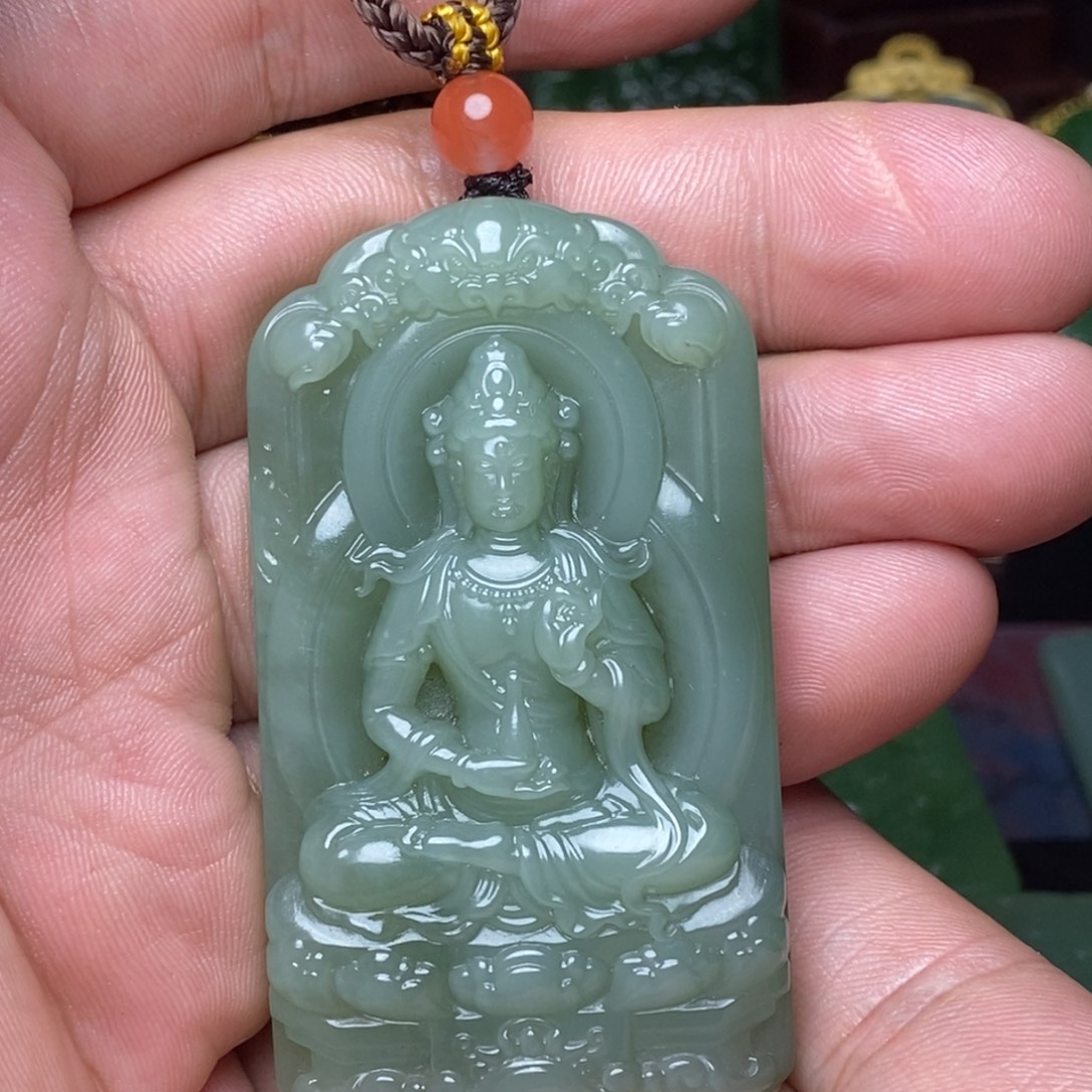 未镶嵌和田玉（碧玉）挂件