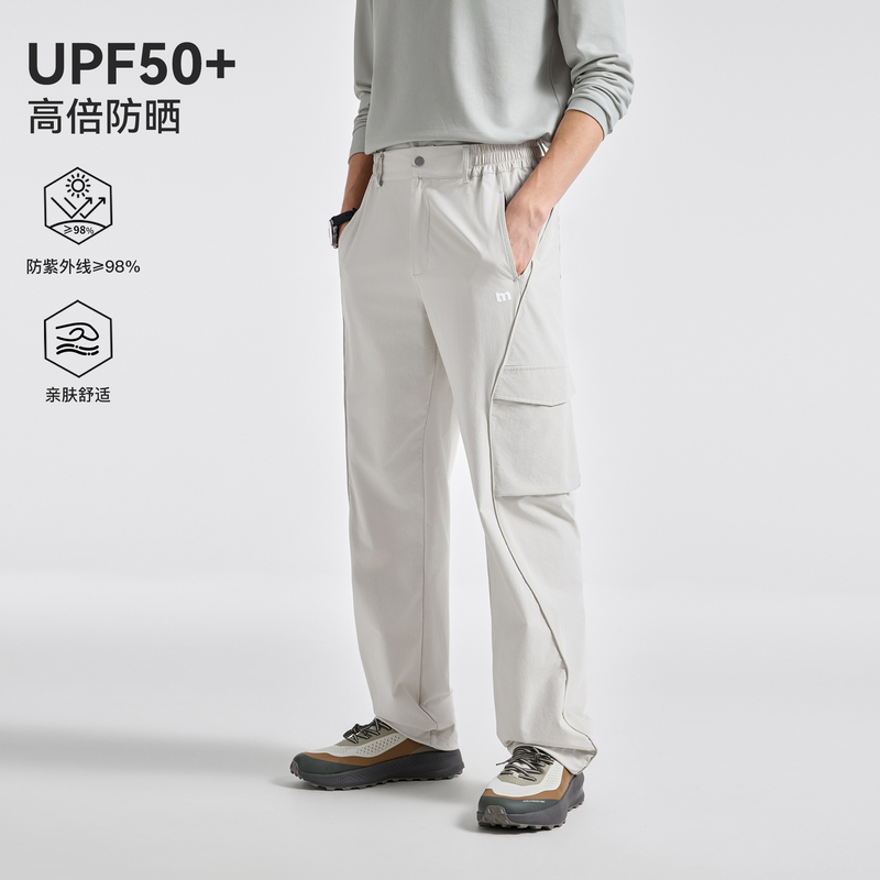 BODYDREAM2026春季新品琥珀流光裤子男户外运动工装直筒裤/束脚裤