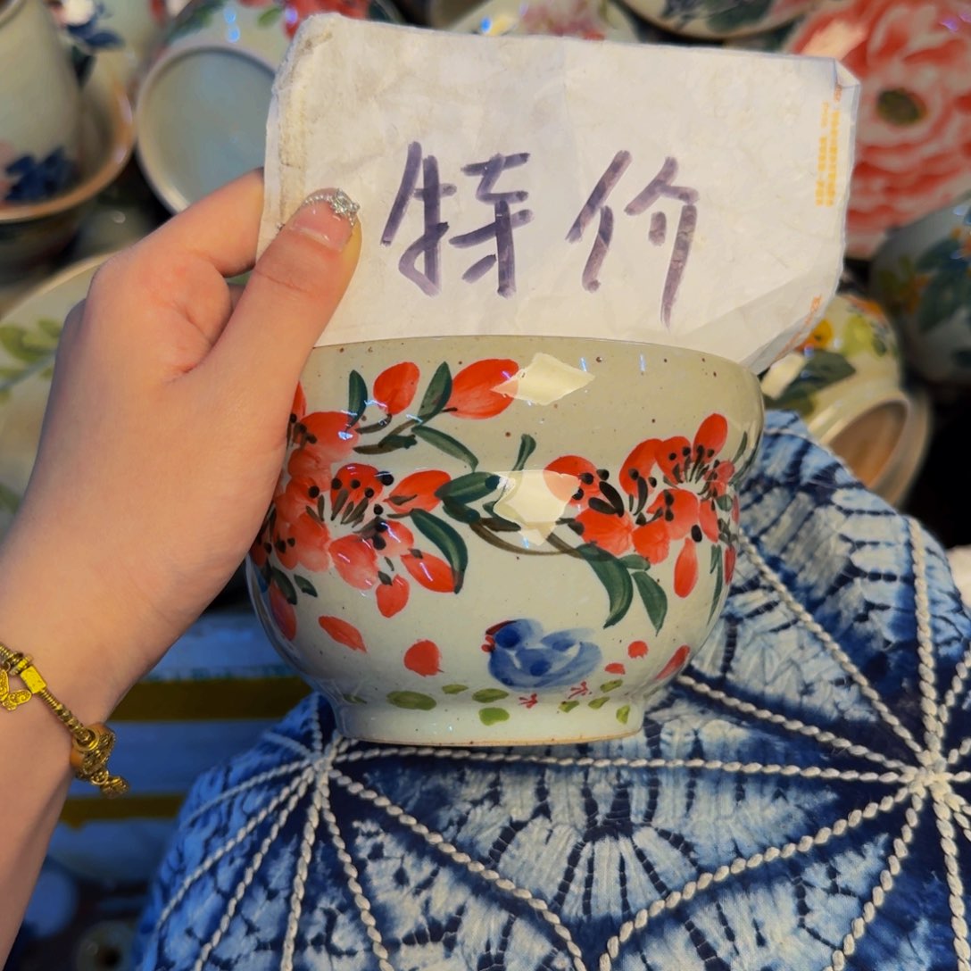 瓷片景德镇陶瓷手工手绘