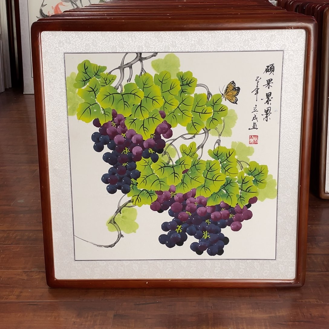 国画带框尺寸63*63厘米