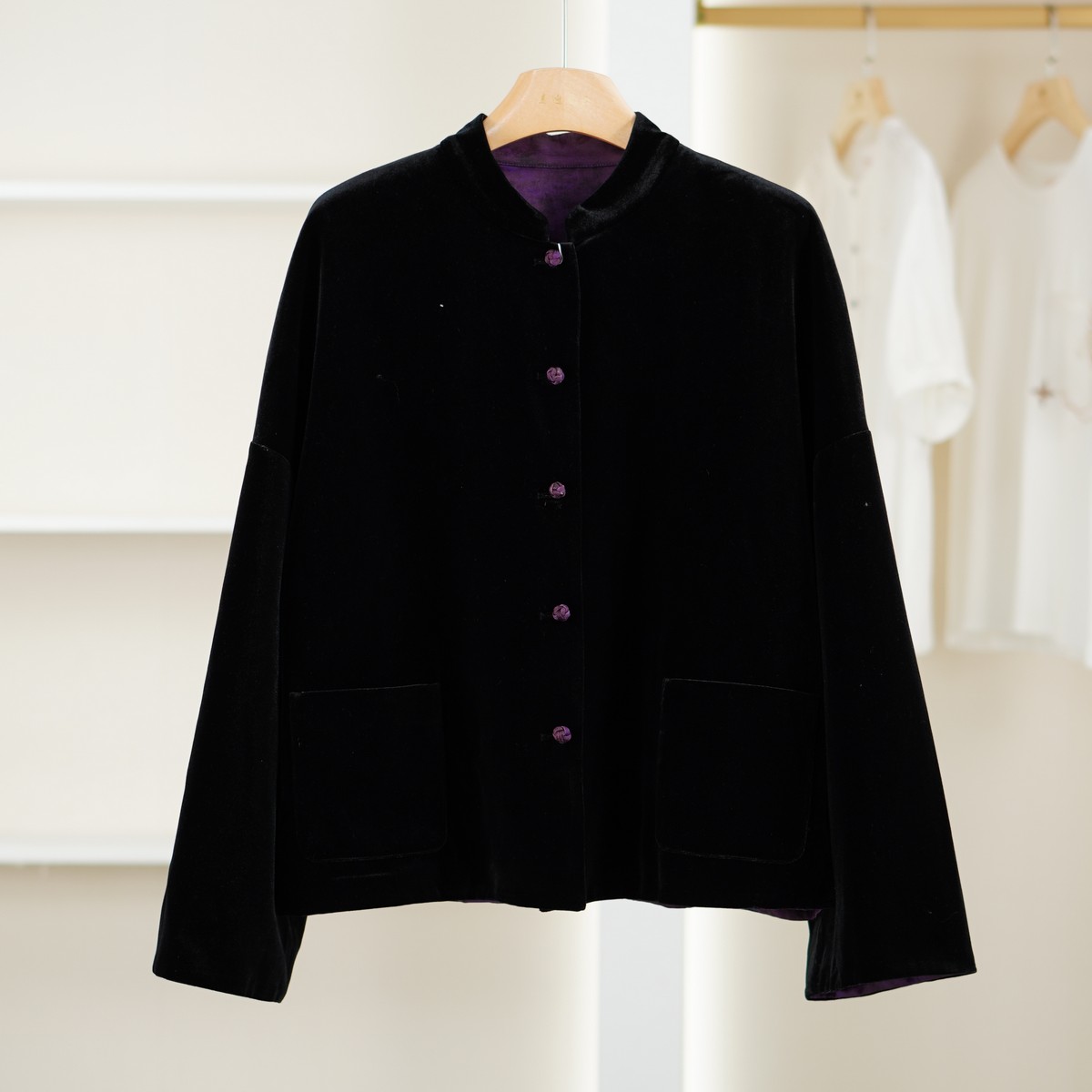 【麦迪尚品•品牌新款】5080675复古新中式外套女春季专柜撤柜正品