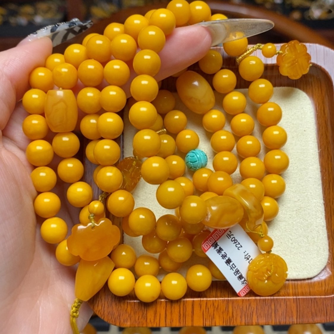 【闪购商品】蜜蜡手链未镶嵌手串